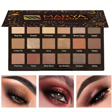 18 Colors Eyeshadow Palette Matte Makeup Products Women Cosmetics New Beauty Health Low Saturated Smoke Eye Shadow Pallet